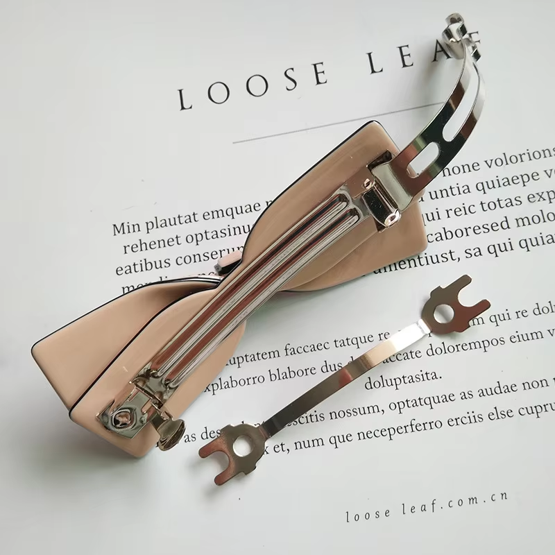 French Design White Black Color Acetate ( (6)